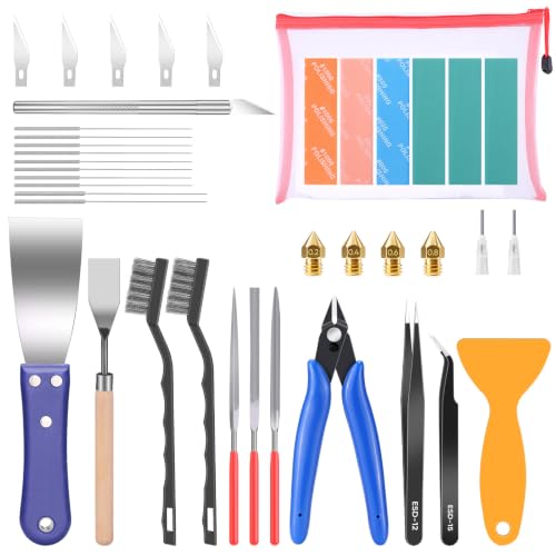 40 Pcs 3D Printer Tools Kit 3D Printer Accessories for All FDM/SLA Printers - color: 41pcs