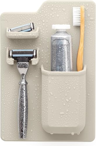 TOOLETRIES The Harvey Toothbrush & Razor Holder - Sand - color: Sand