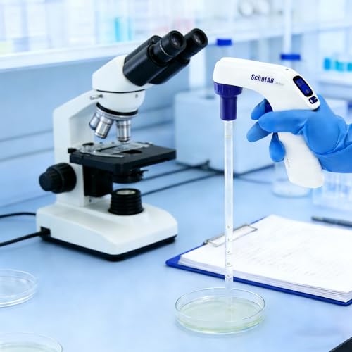 Lab Electric Pipette Controller, 0.1-100ml Motorized Pipette