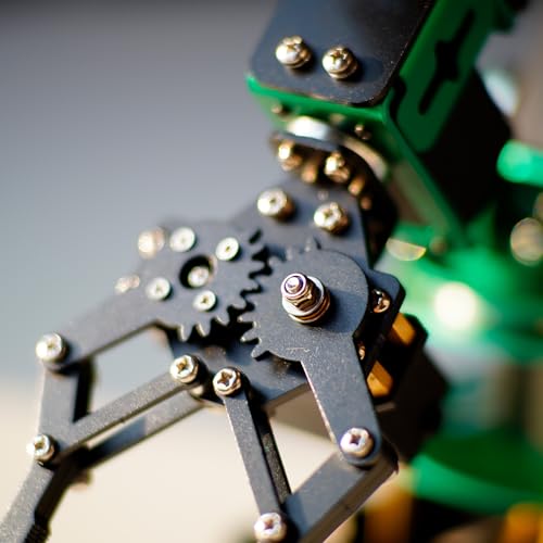 Yahboom 6DOF Robotic Arm for Raspberry Pi5-4GB ROS2,3D AI Vision Camera,Desktop Collaboration, Developed Python Programming for Mechanical Engineer