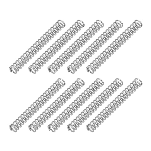 PATIKIL Compression Spring 0.3mm Wire Dia x 2mm OD x 15mm L SUS304 10Pcs - size: 0.3x2x15mm