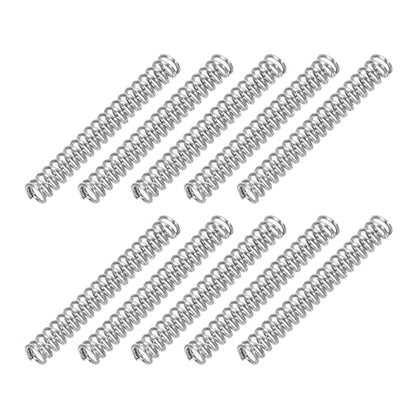PATIKIL Compression Spring 0.3mm Wire Dia x 2mm OD x 15mm L SUS304 10Pcs - size: 0.3x2x15mm