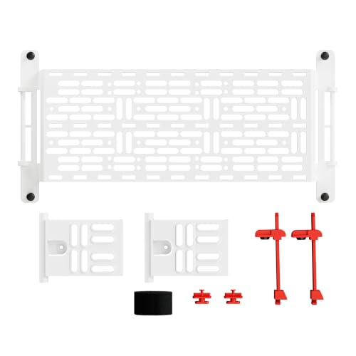 OnQ5-Inch Mounting Plate for On-Q Enclosures – Customizable Accessory for Media Panels, Structured Wiring, and Home Networking - 5" Width x 1.5x Depth - Includes Clips & Cable Mangement - AC1050-EMK