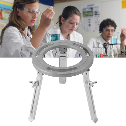 Lab Tripod Stand, Adjustable Iron Heating Support for Chemistry Education