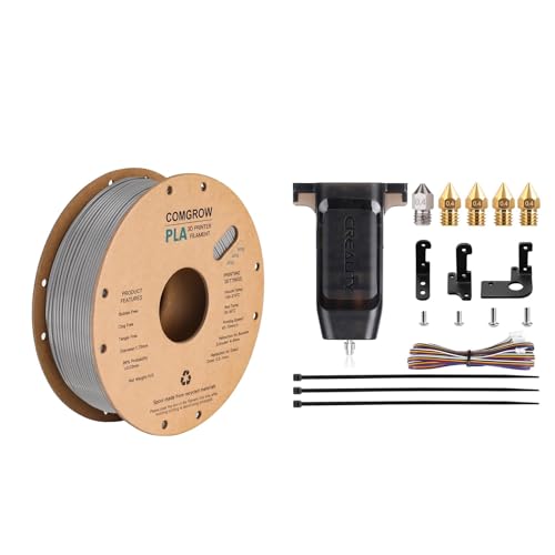 Comgrow PLA 3D Printer Filament Grey and Creality CR Touch Auto Bed Leveling Sensor Kit