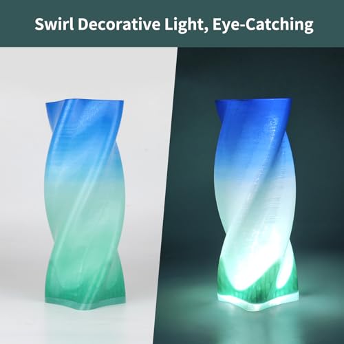 3D Printer PETG Filament Translucent 1.75mm High Light Transmittance 3D Printing Filament,Print Speed 30-600mm/s PETG Filament, Clear Teal Lily 3D Printer Filament 1KG - color: Petg Translucent Teal Lily