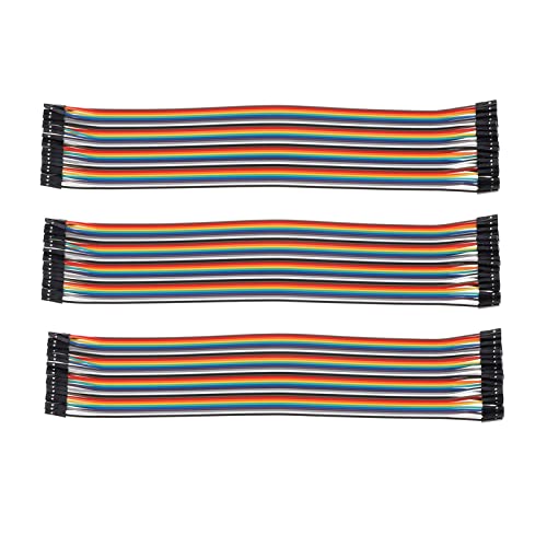 120Pcs Breadboard Jumper Wires,30 cm 40 Pin Male to Female - size: 11.8 inch (30 cm), style: Female to Female
