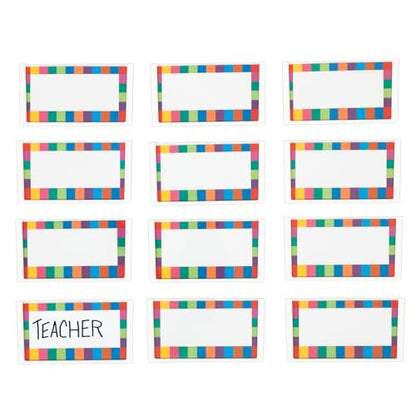 Really Good Stuff Basket & Bin Label Holders with Labels, 12-Pack