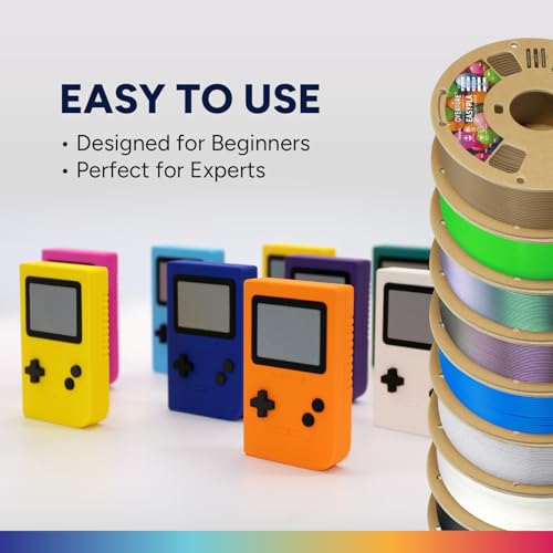 OVERTURE Easy PLA 1.75mm, Easy to Print Filament, 1kg Natural - color: Easy Natural