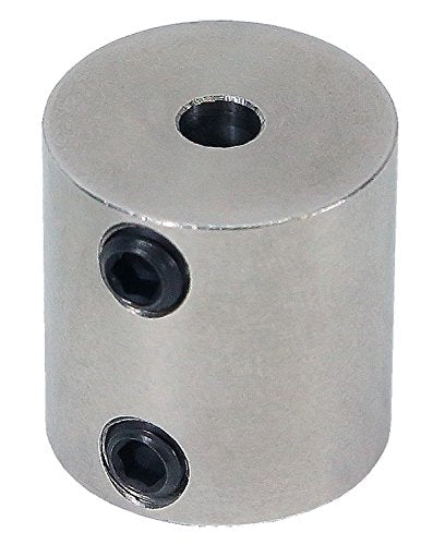 12mm to 4mm Stainless Steel Set Screw Shaft Coupler