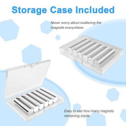 Refrigerator Magnets, 6x2 mm Small Round Magnetic 600 Pack - size: 6x2 mm