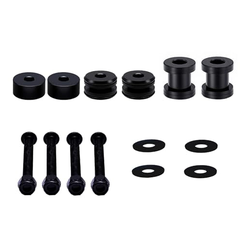 Motorcycle Sissy Bar Docking Hardware Kit for Harley Touring FLSTC FXSTSB FXSTS FXSTC FLSTF FXST FXSTB FLSTN 1984-2025 Black#2 - color: black#2