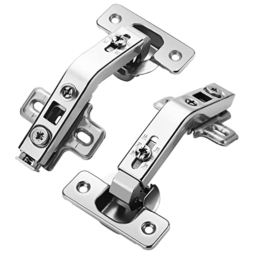 Chibery 2 Pack 1 Pairs 135° Lazy Susan Hinge, Full Overlay Concealed for Corner Kitchen Cabinet Replacement Hardware, Cupboard Folded, Folden Door - color: 135° Full Overlay