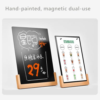 Chalkboard Sign (Wooden Base 22 * 31cm/8.66×12.20inches)