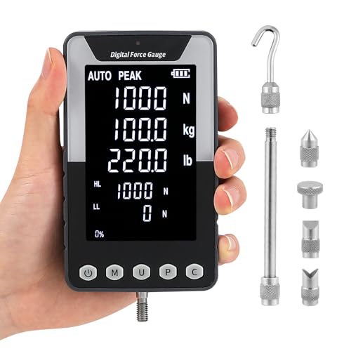 1000N Digital Force Gauge Push Pull Meter with USB Output
