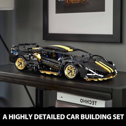 Collectible Sports Race Cars Building Set 1:14 Scale - color: Gold