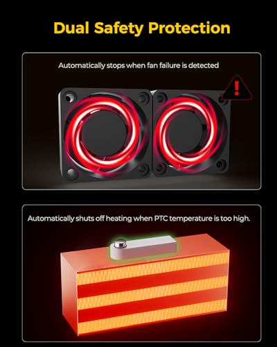 Creality Official Chamber Heater, Support 40-70℃ Heating, Filament Drying, Modular Design Allows DIY Personalized Drying Box, 3D Printer Chamber Heater Suitable for Enclosed FDM 3D Printers