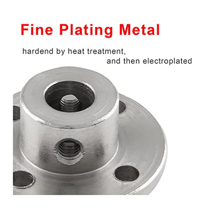 10mm Flange Shaft Coupling, 4 PCS - size: 10mm, style: 4PC