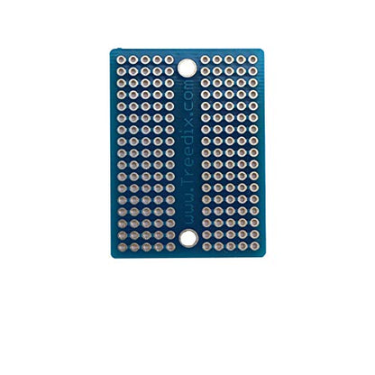 Treedix 9pcs Mini Solderable BreadBoard PCB Prototype Shield Board Double Sided Tinned Gold Plated Holes Compatible with Arduino Kit Raspberry Pi(Mode 4)