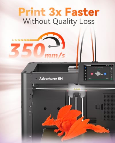 VOXELAB HS PLA+ Filament 1.75mm, High Speed PLA Plus 3D Printer Filament, 1kg (2.2lbs) for Most FDM 3D Printers, Enhanced Toughness & Smooth Printing, Superior Layer Adhesion(Orange) - color: Hs Pla+orange
