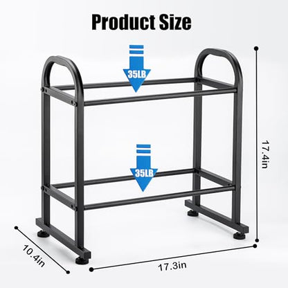facka 3D Printer Filament Storage Rack,2-Tier Metal Filament Spool Holder