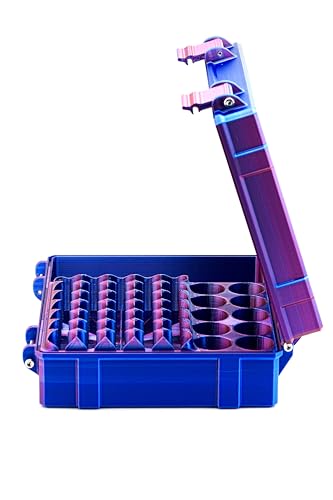 Vial Guard Storage Hard Case for 3ml, 5ml, 10ml, 30ml Vials, Secure Holder Multiple Sizes (Metalic, Pro Max 35x3ml 10x10ml) - size: Pro Max 35x3ml 10x10ml