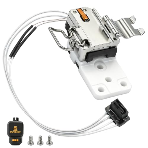 High-Performance P2S Hotend Heating Assembly Kit Replace bambu lab P2S 3D heating block component, Ceramic Zirconia 2300°C Heat Block, No Filament Jam,Fast Heat-Up with Heater Cartridge and Thermistor