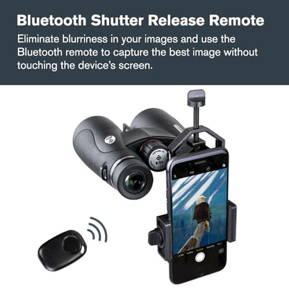 Celestron Smartphone Adapter & Bluetooth Remote for Telescope Eyepieces - style: Basic Smartphone Adapter DX with Bluetooth