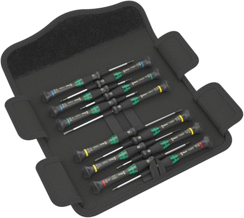 Wera 05073675001 Kraftform Micro-Set/12 Sb 1 Screwdriver Set