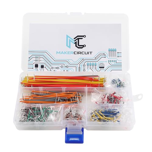 560Pcs Jumper Wire Kit, 14 Lengths 2-125mm Solderless Breadboard Jumper Wires, Assorted Flexible Breadboard Connecting Line for Arduino Projects