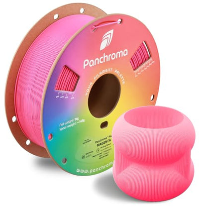Polymaker Panchroma PLA Filament 1.75mm, 1kg, Magenta - color: Basic Pla - 1.75mm Magenta (Hex Code: #F24574), size: 1kg