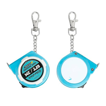 DURATECH Mini Tape Measure, 2 PCS 6FT Inch/Metric Small Tape Measure