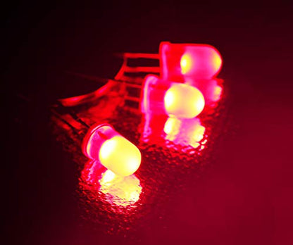 100pcs Ultra Bright 5mm LED Light Emitting Diode Diffused Red - color: 5mm Red 100pcs