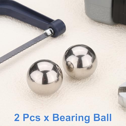 uxcell 2Pcs 1-1/8" Bearing Balls,316L Stainless Steel G200 Precision Balls - size: 1-1/8"