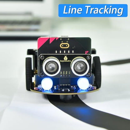 KEYESTUDIO Micro:bit V2 Robot Kit + Microbit V2.2 Board