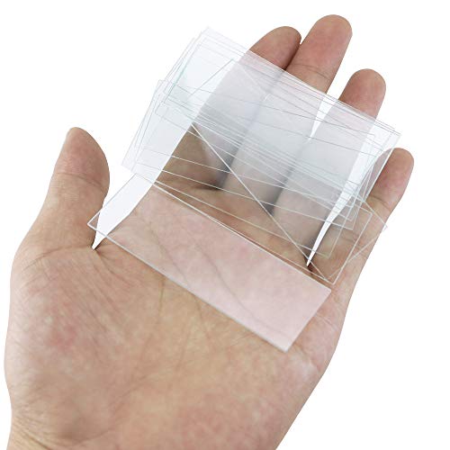 Twdrer 100 Pcs Blank Microscope Slides & Covers