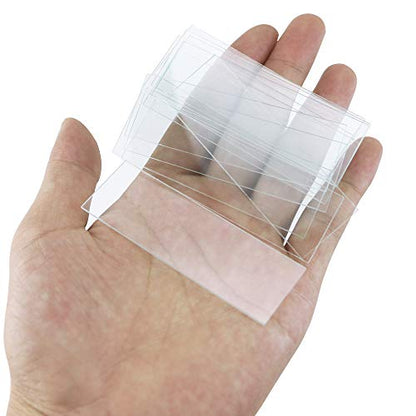 Twdrer 100 Pcs Blank Microscope Slides & Covers