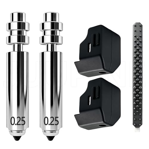 2 PK 0.25 Kobra 4/ Kobra XNozzle Bimetallic Nozzle for Anycubic Hotend Print Head Assembly Kobra X/Kobra 4 Nozzles Upgrade KX Hot End Extruder Kit 3D Printer Accessories - color: 2 PK 0.25MM Nozzle Kit