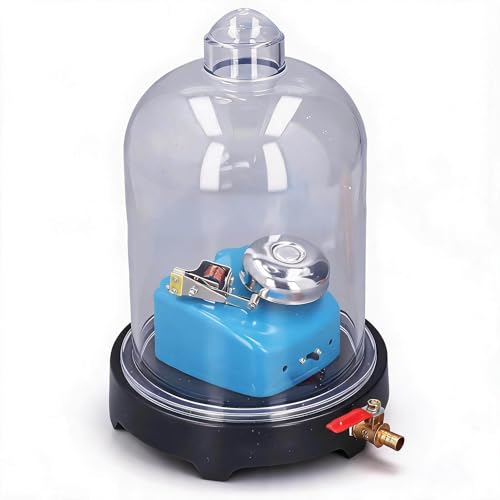 Vacuum Jar, Vacuum Chamber with Pump, Laboratory Plastic Jar Sound Physics Scientific Experimental Tool for Sound Propagation Experiment
