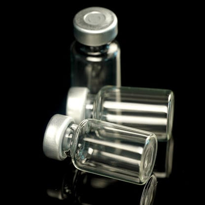 10 Pack 2ml Sealed Sample Glass Vials with Self Healing Injection Port - size: 2ML