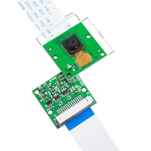 Arducam 5MP Camera for Raspberry Pi, 1080P HD OV5647 Camera Module V1 for Raspberry Pi5/4/3/3B+, and Other A/B Series - size: OV5647 camera module
