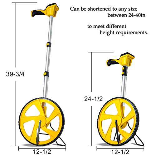 Zozen Measuring Wheel Digital Display,Telescopic Handle, High Precision - size: Digital Display-Telescopic