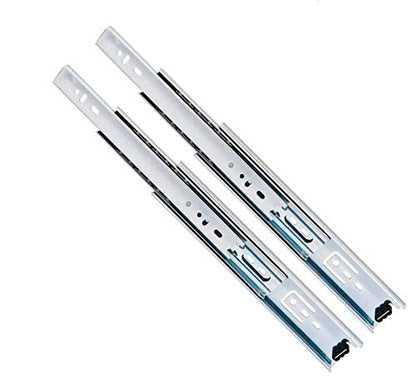 10 Pack Promark 3-Section 100 LB Capacity Full Extension Ball Bearing Side Mount Drawer Slides (18 Inches) - size: 18 Inches-10 Pack