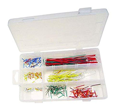 TEKTRUM BREADBOARD JUMPER WIRE KIT (350 PIECES SOLID WIRE) - size: 350 PIECES SOLID WIRE