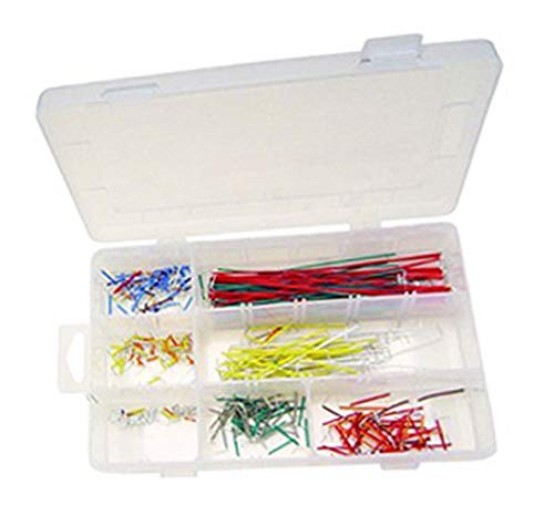 TEKTRUM BREADBOARD JUMPER WIRE KIT (350 PIECES SOLID WIRE) - size: 350 PIECES SOLID WIRE