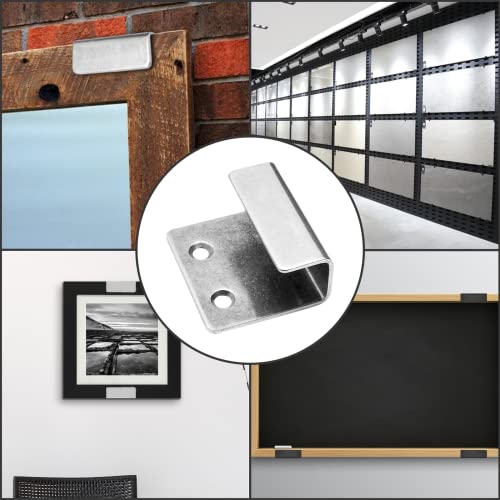 Luomorgo Tile Display Wall Hanger, Medium Size, Silver, 10 Pcs - size: Medium Silver