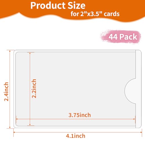 Storage Bin Labels, 2×3.5 in Index Card Holder, Clear Adhesive Pockets - size: 2x3.5 in