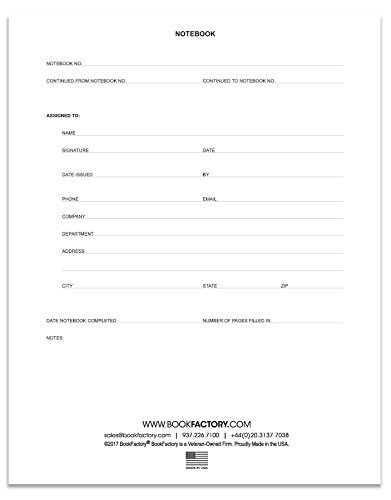 BookFactory Lab Notebook (0.25" Grid), Blue, Hardbound, 168 Pages - color: Blue, size: 8.8 x 11.25 - 168pg