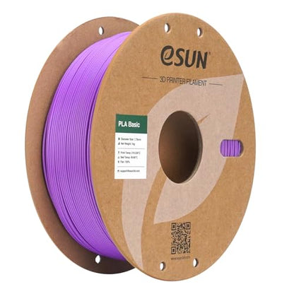 eSUN PLA Basic Filament 1.75mm Grape Purple, 1KG Spool (2.2 LBS) - color: 1.grape Purple, size: 1KG