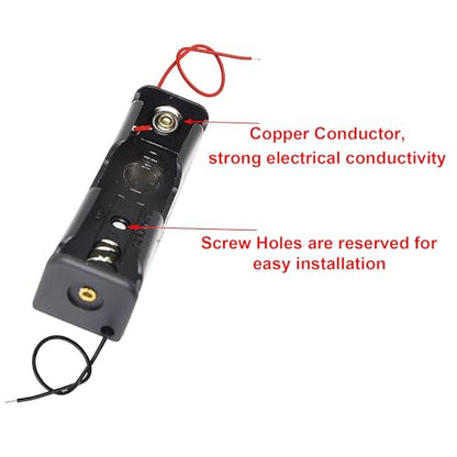 10pcs Single AA Battery Holder 1x 1.5V AA Battery Holder AA Battery Holder with Wires
